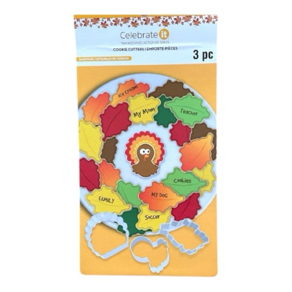 Thanksgiving Turkey Cookie Cutters Bakeware